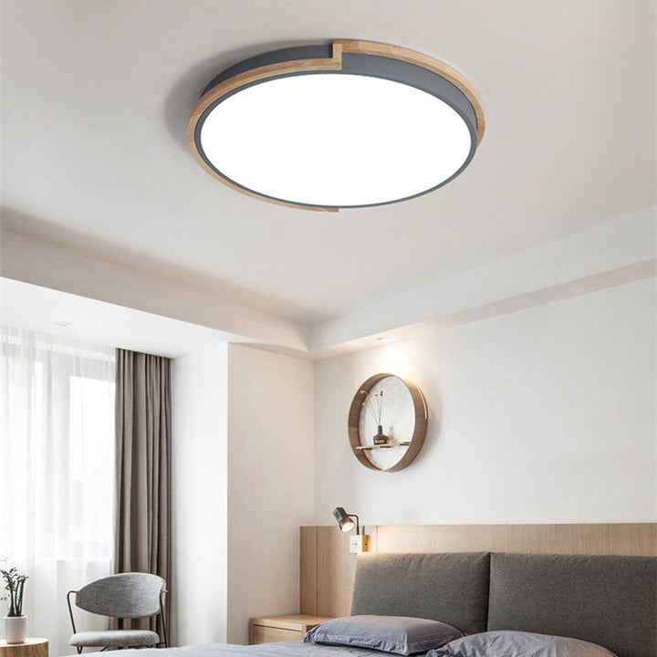 Contemporary Round Acrylic LED Flush Mount Ceiling Light 2