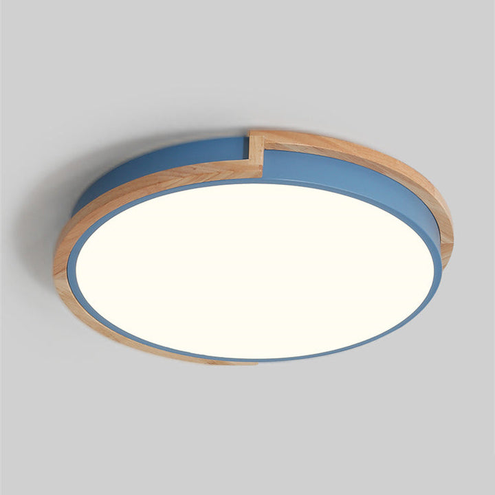 Contemporary Round Acrylic LED Flush Mount Ceiling Light 2