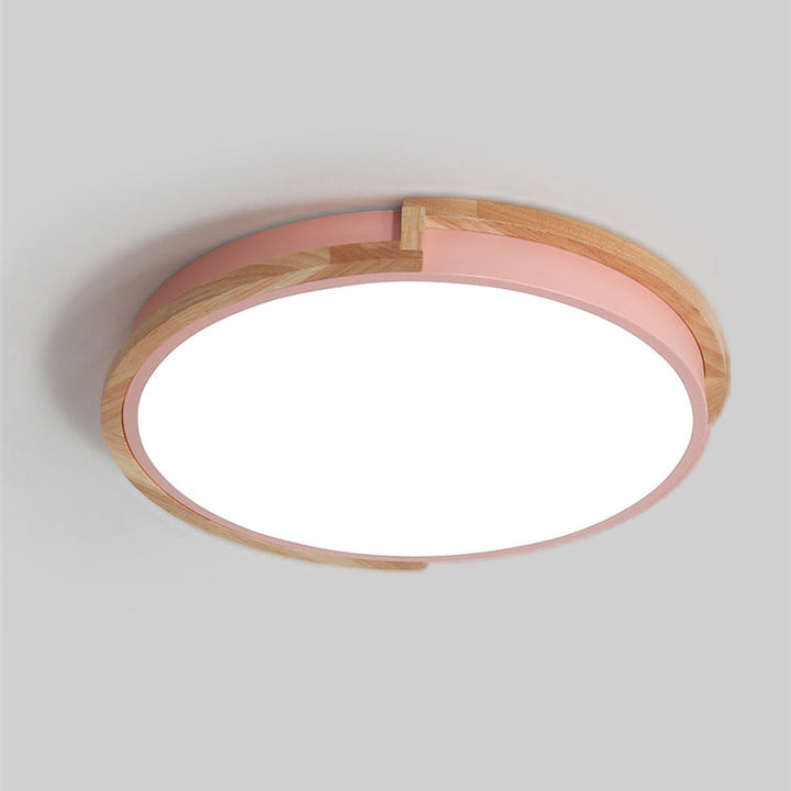Contemporary Round Acrylic LED Flush Mount Ceiling Light 2