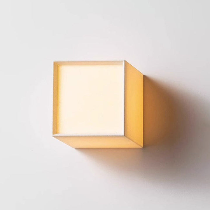 Traditional Square Fabric LED Wall Sconce