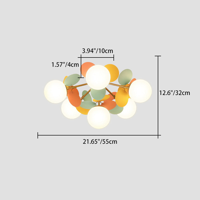 Contemporary Branch Acrylic Flush Mount Ceiling Light