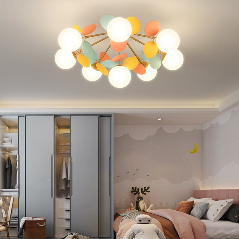Contemporary Branch Acrylic Flush Mount Ceiling Light