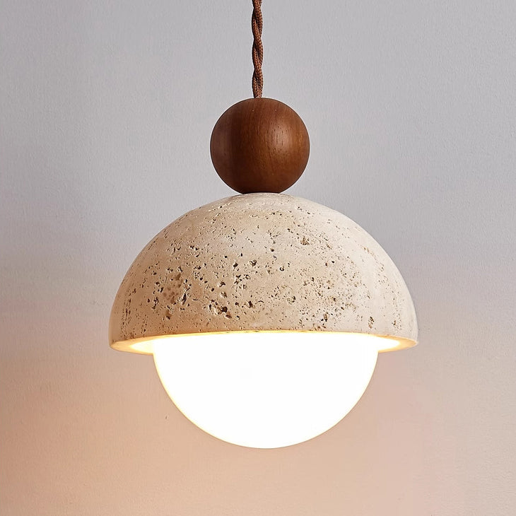 Traditional Solid Wood Pendant Light