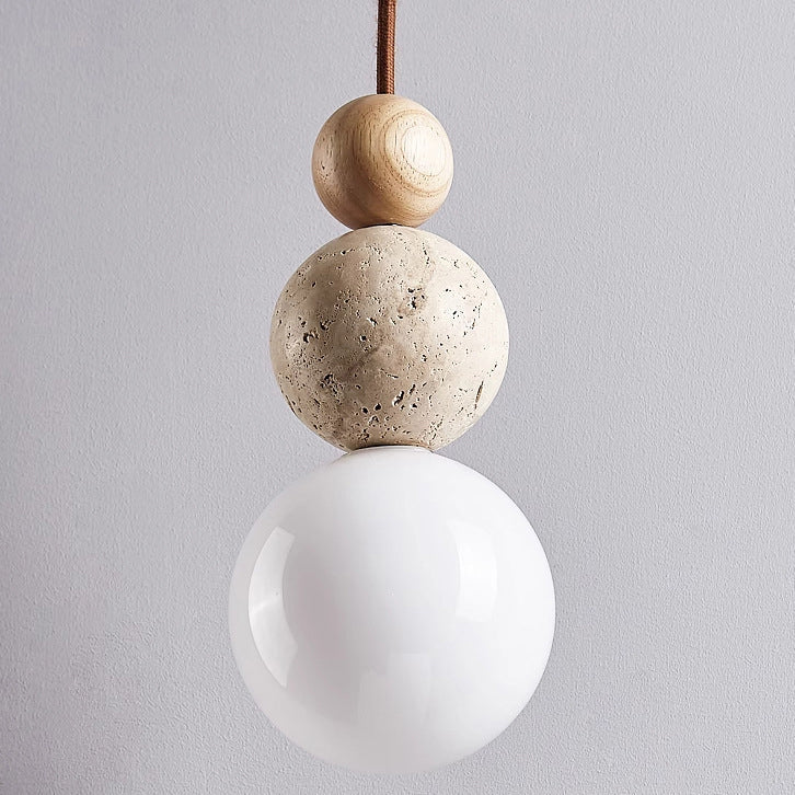 Traditional Solid Wood Pendant Light