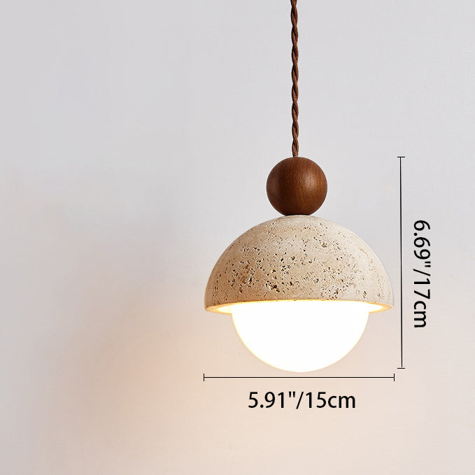 Traditional Solid Wood Pendant Light