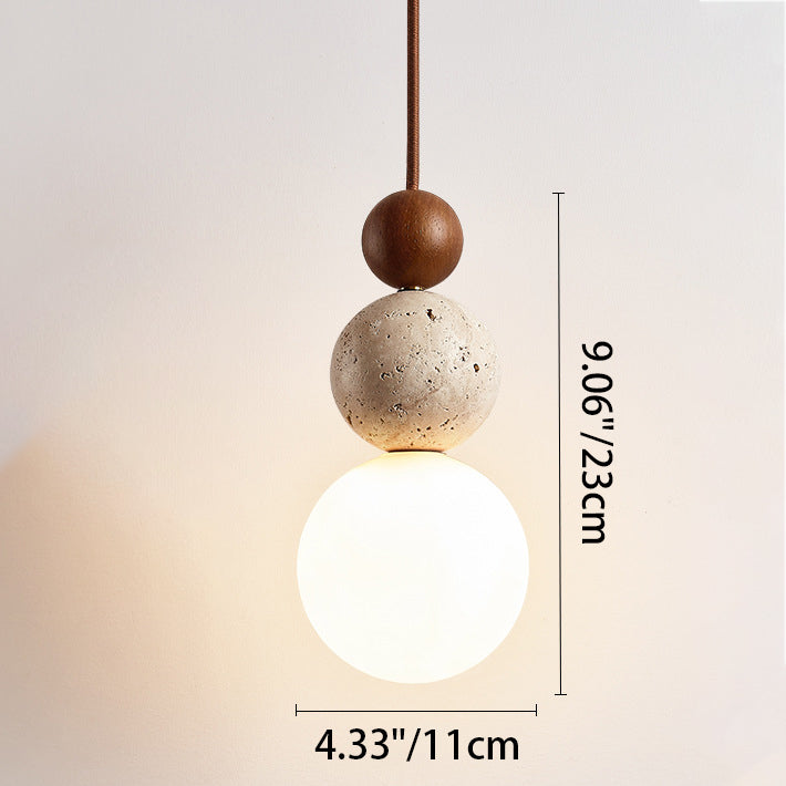 Traditional Solid Wood Pendant Light
