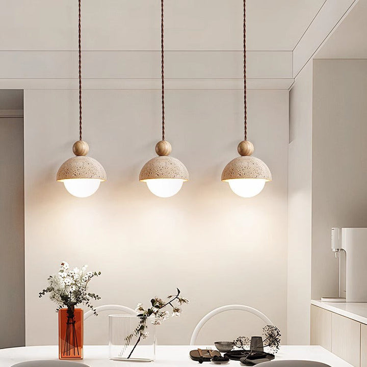 Traditional Solid Wood Pendant Light