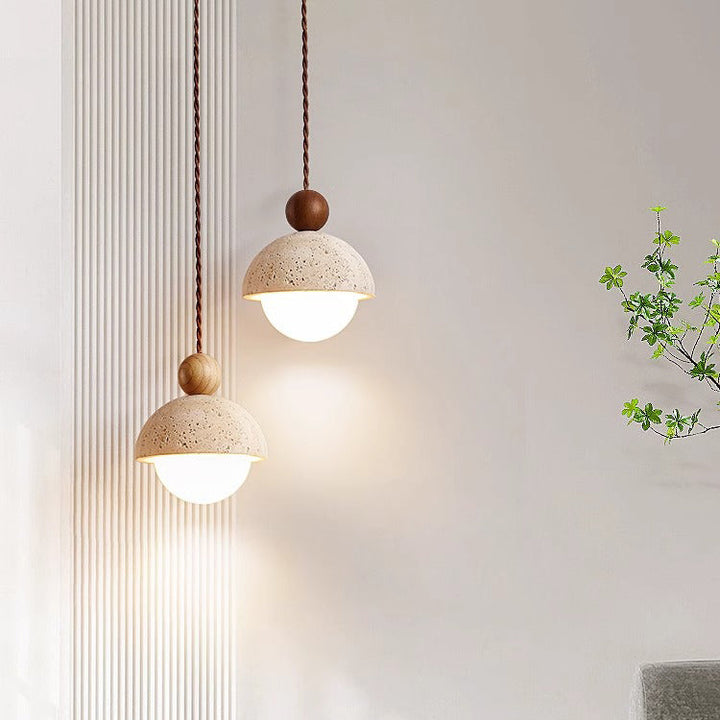 Traditional Solid Wood Pendant Light