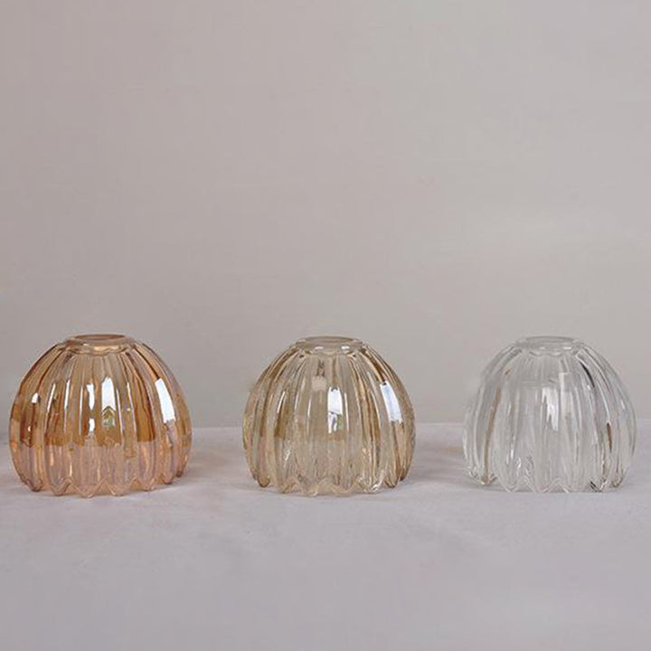 Contemporary Flower Brass Pendant Light