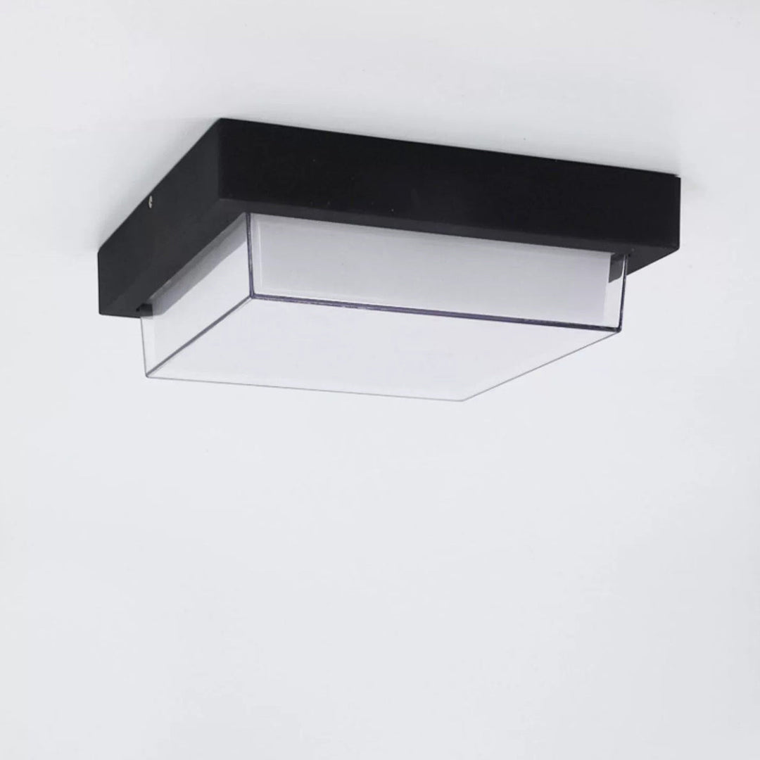 Minimalist Square Aluminum LED Flush Mount Ceiling Light 2
