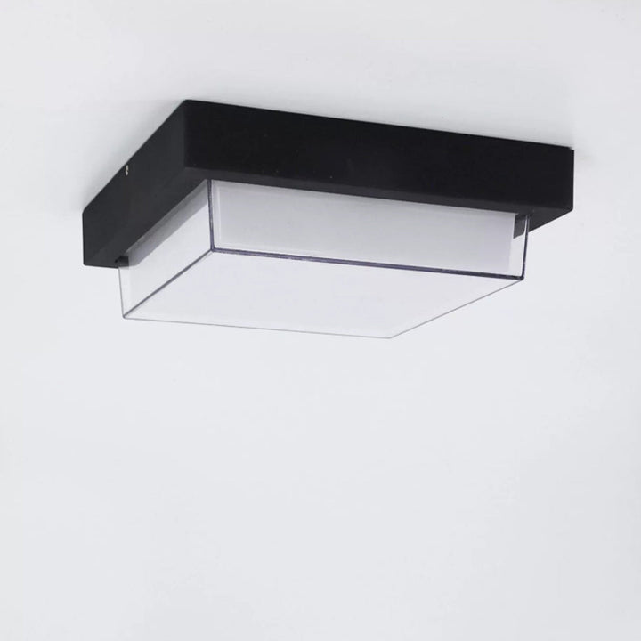Minimalist Square Aluminum LED Flush Mount Ceiling Light 2