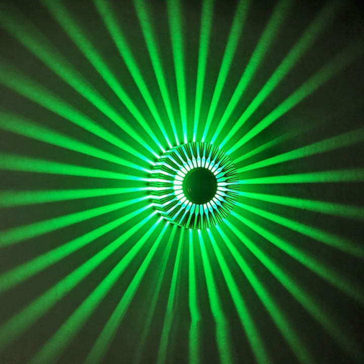 Contemporary Round Aluminum LED Flush Mount Ceiling Light