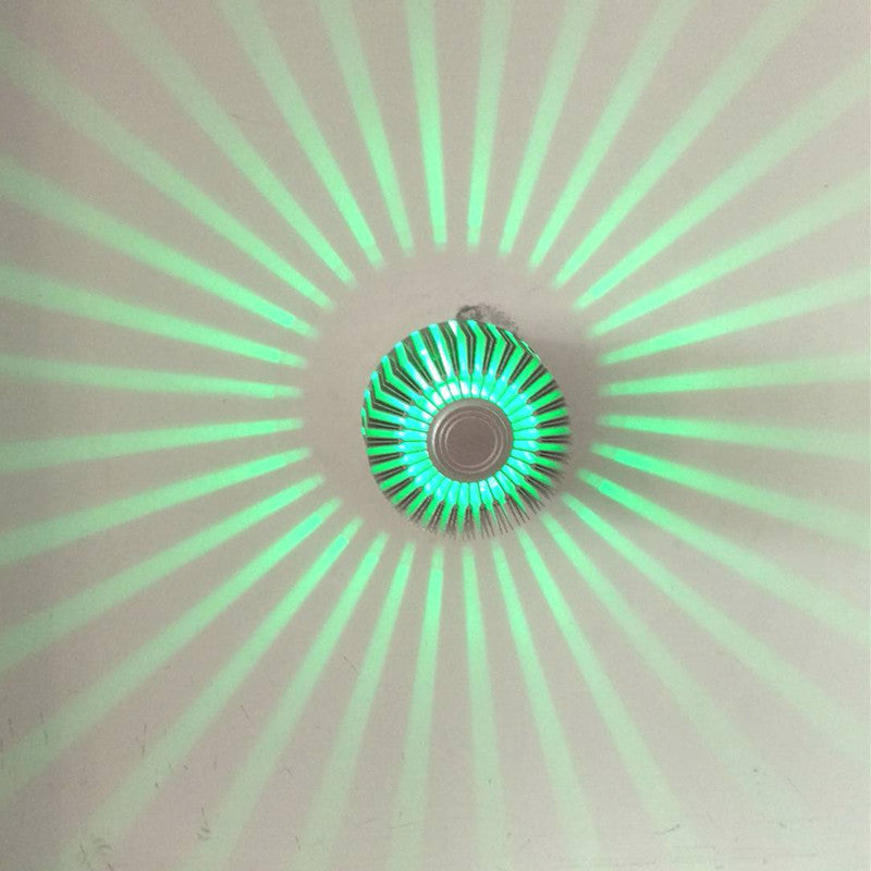 Contemporary Round Aluminum LED Flush Mount Ceiling Light