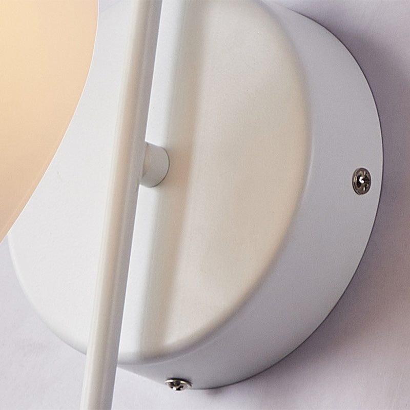 Contemporary Flower Glass Wall Sconce