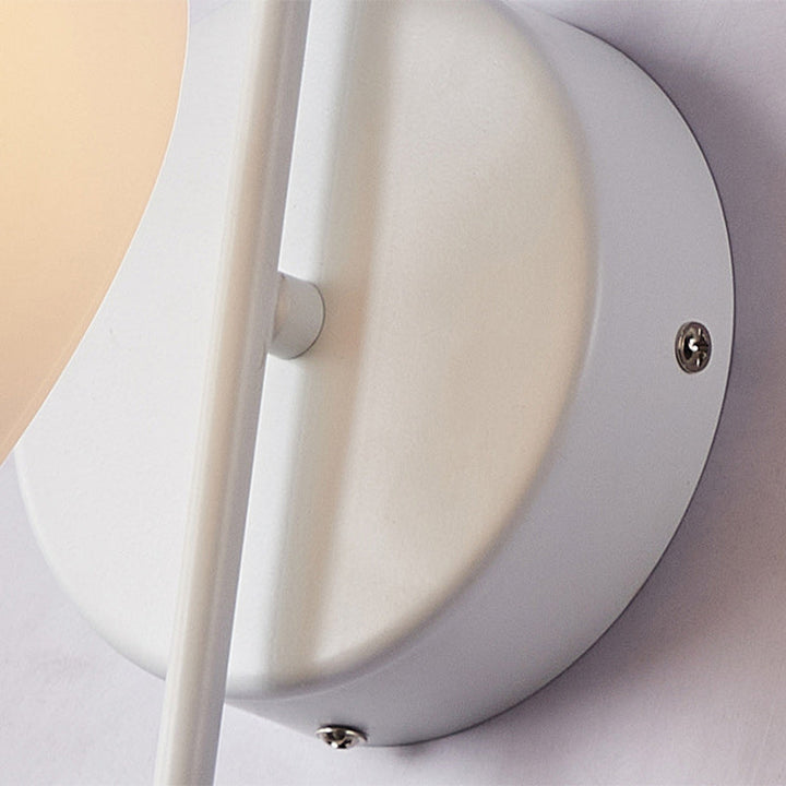 Contemporary Flower Glass Wall Sconce