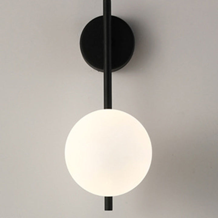 Contemporary Globe Glass Wall Sconce