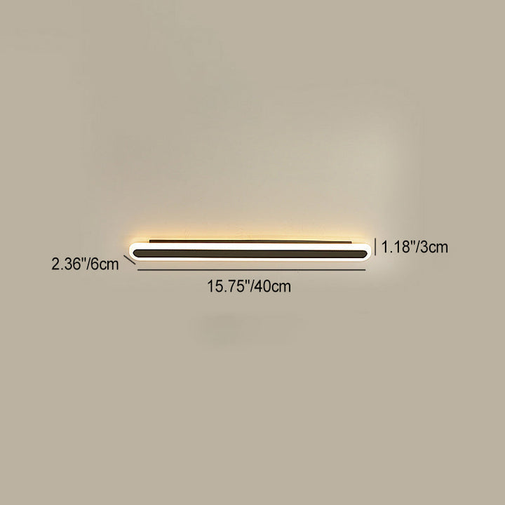 Rectangle Minimalist Acrylic LED Wall Sconce