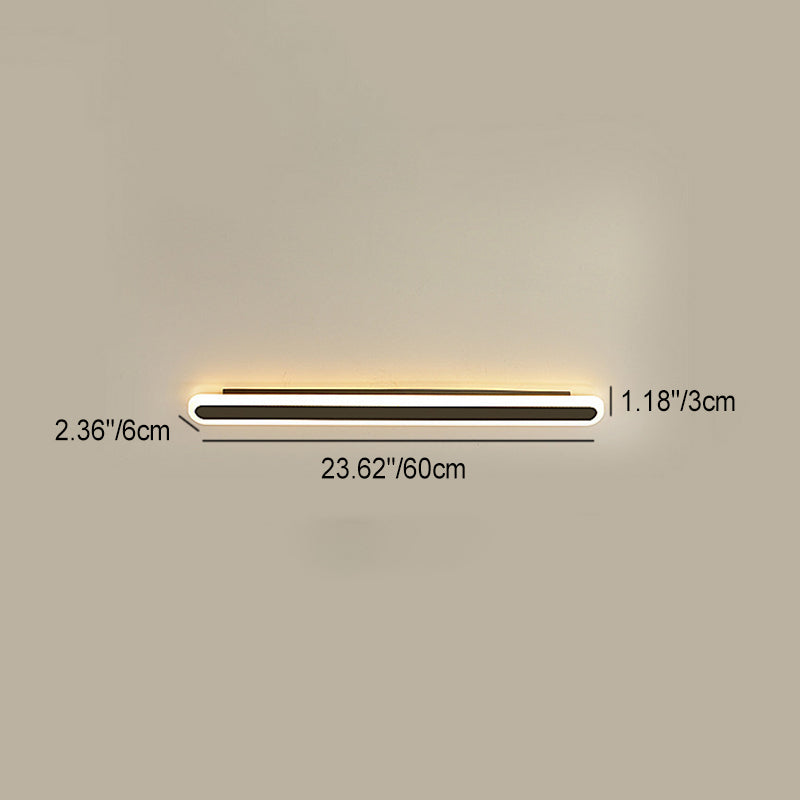 Rectangle Minimalist Acrylic LED Wall Sconce