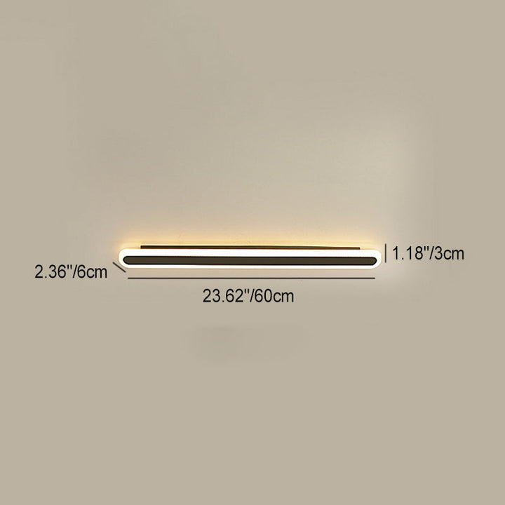 Rectangle Minimalist Acrylic LED Wall Sconce