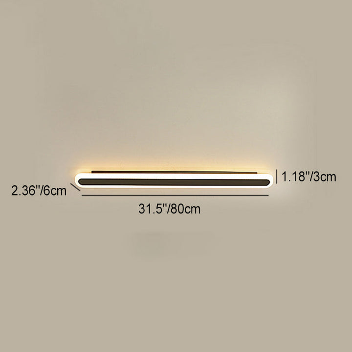 Rectangle Minimalist Acrylic LED Wall Sconce