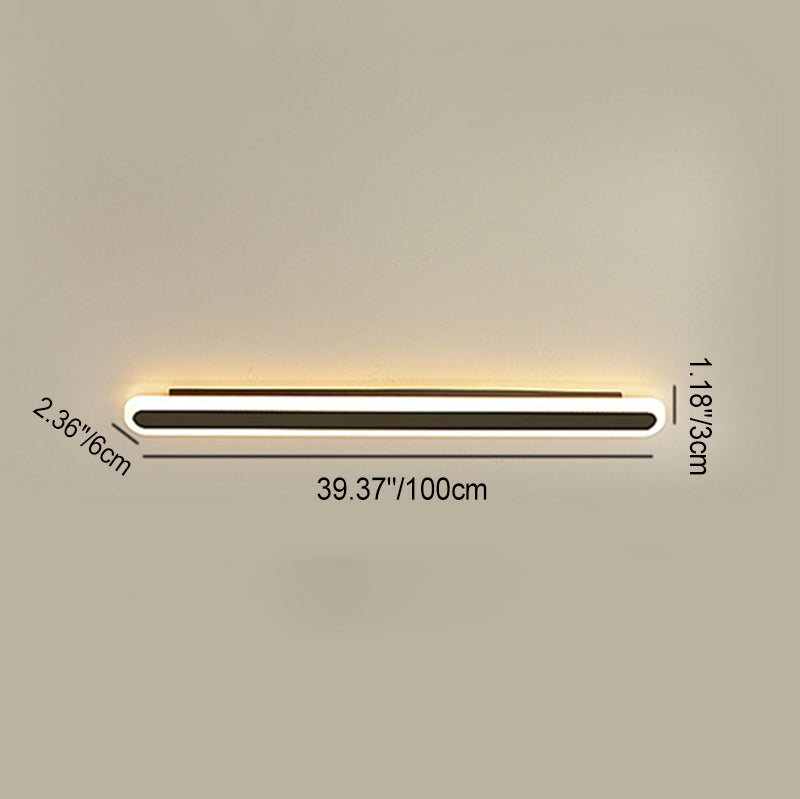 Rectangle Minimalist Acrylic LED Wall Sconce