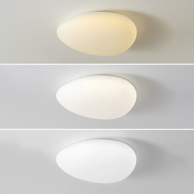 Pebble Minimalist LED Flush Mount Ceiling Light