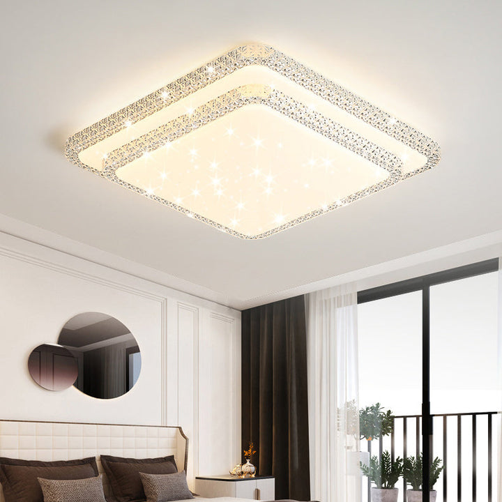 Modern Square Acrylic LED Flush Mount Ceiling Light