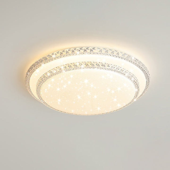 Modern Square Acrylic LED Flush Mount Ceiling Light