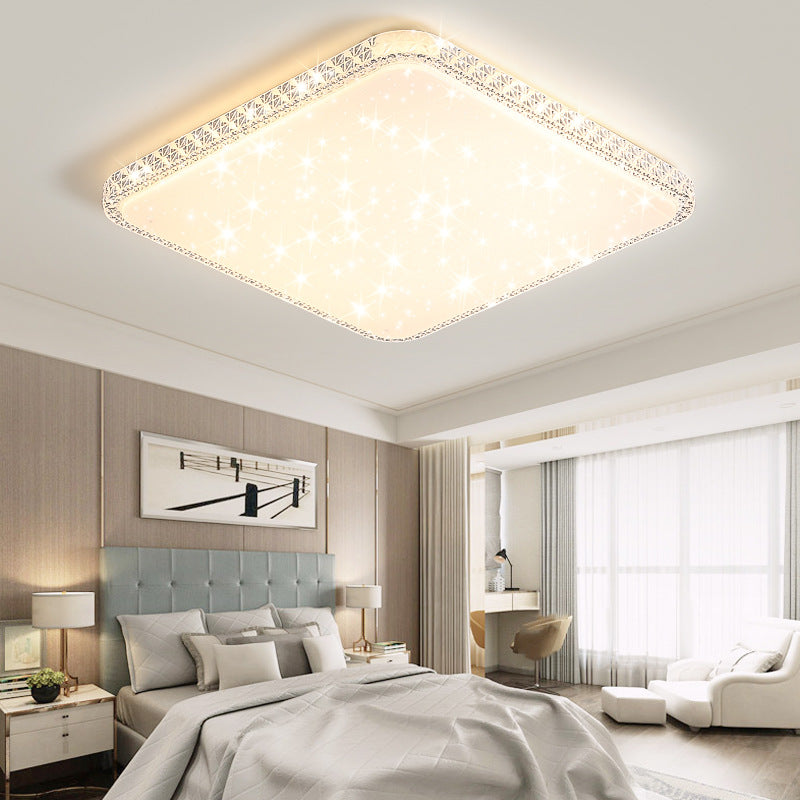 Modern Square Acrylic LED Flush Mount Ceiling Light