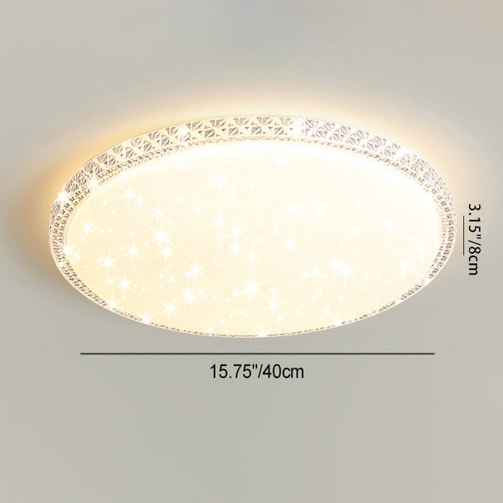 Modern Square Acrylic LED Flush Mount Ceiling Light
