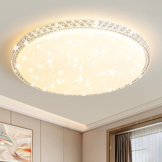 Modern Square Acrylic LED Flush Mount Ceiling Light