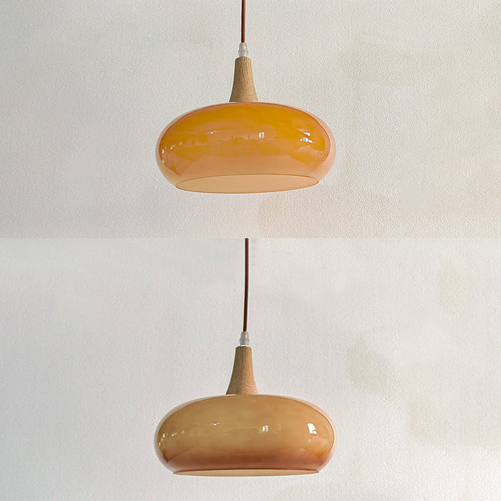 Contemporary Glass Pendant Light