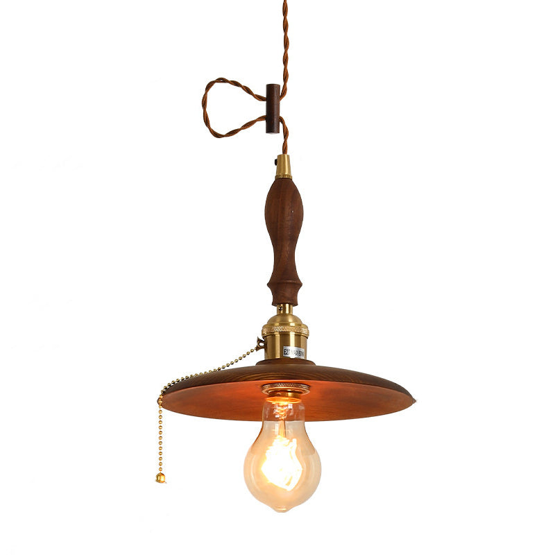Retro Contemporary Brass Pendant Light
