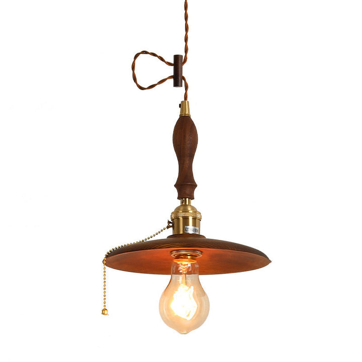 Retro Contemporary Brass Pendant Light