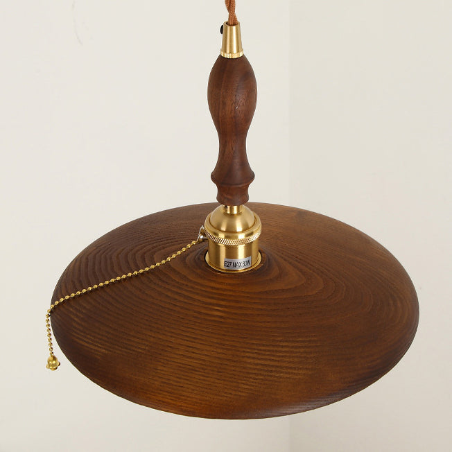 Retro Contemporary Brass Pendant Light