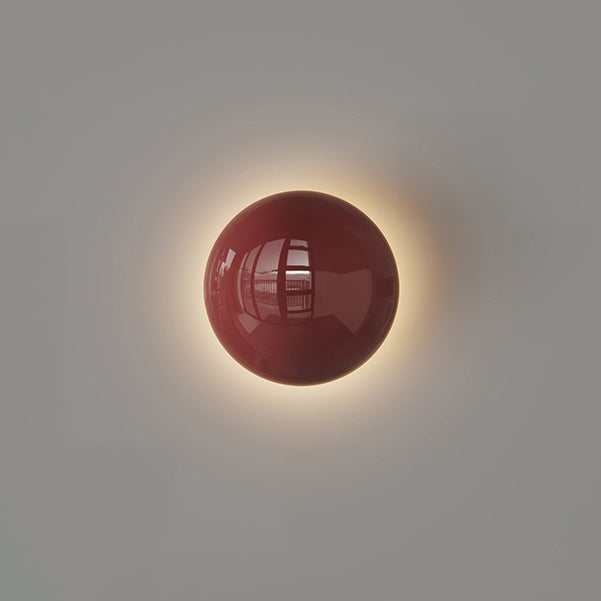 Ambiance Minimalist Round Iron LED Wall Sconce