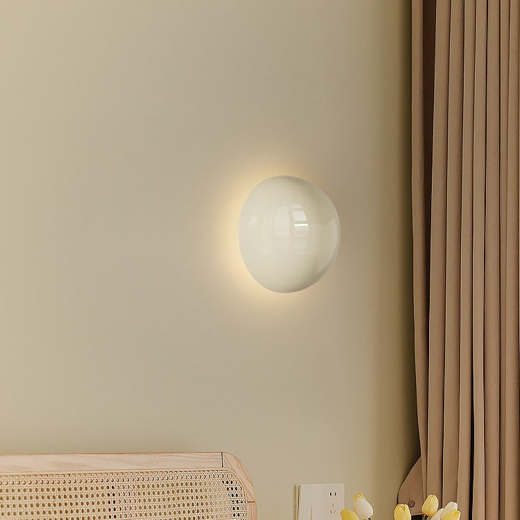 Ambiance Minimalist Round Iron LED Wall Sconce