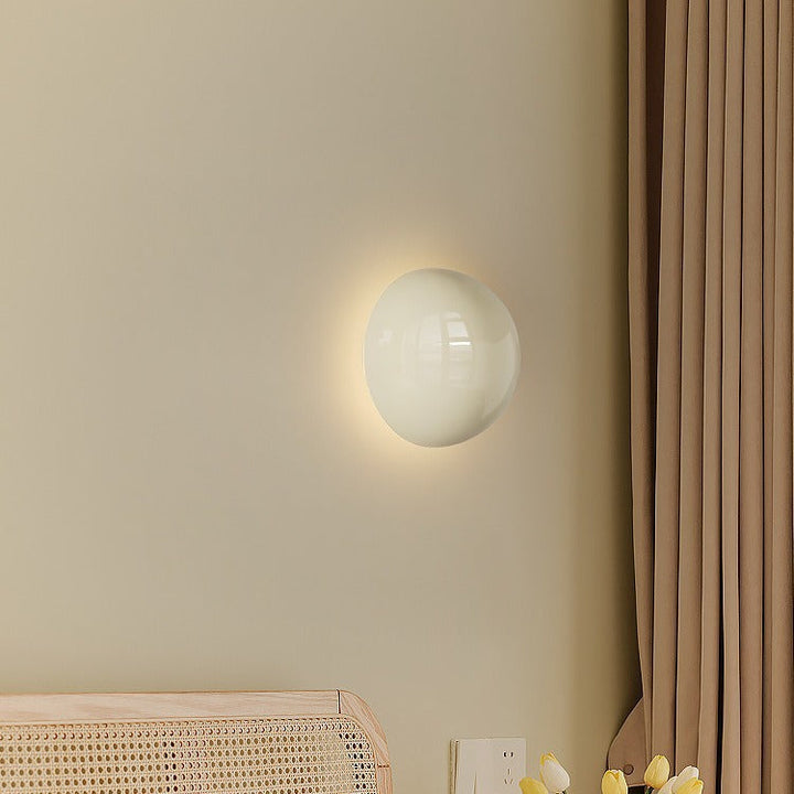 Ambiance Minimalist Round Iron LED Wall Sconce