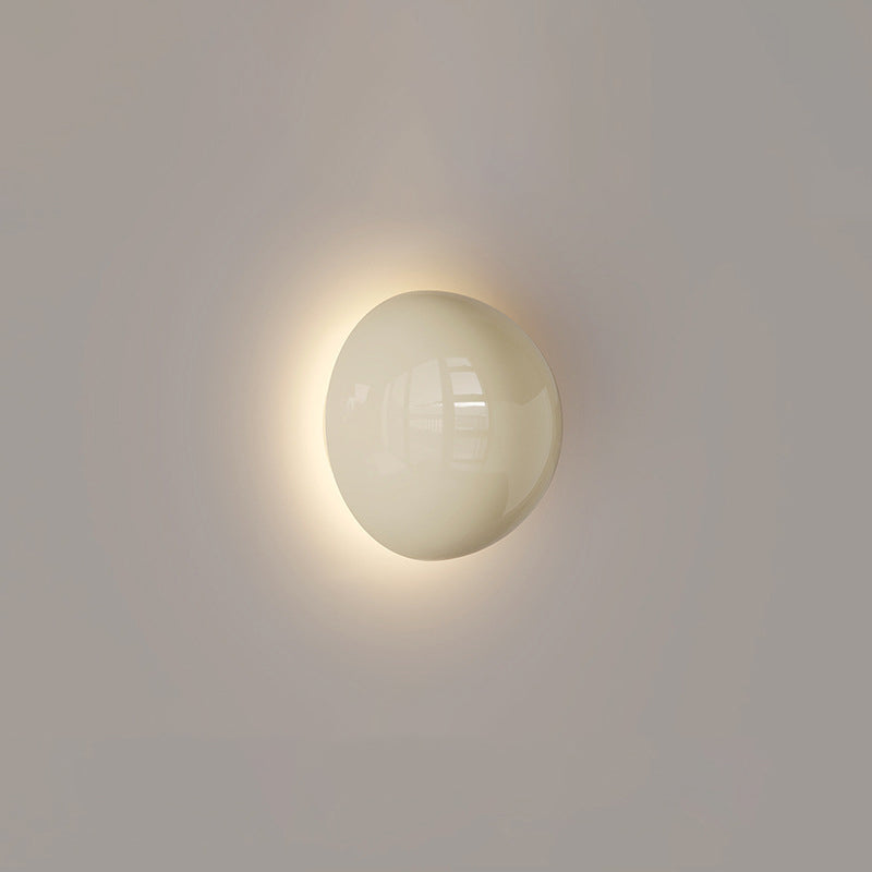 Ambiance Minimalist Round Iron LED Wall Sconce