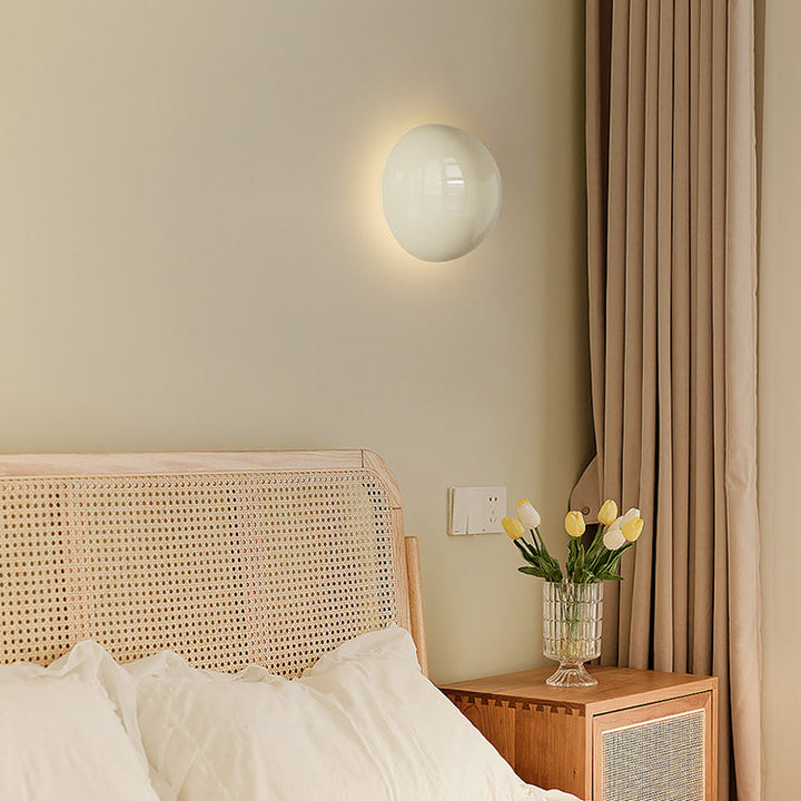 Ambiance Minimalist Round Iron LED Wall Sconce