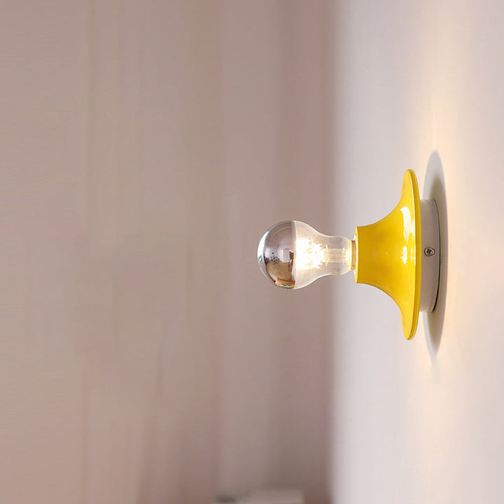 Mid-Century Iron Wall Sconce