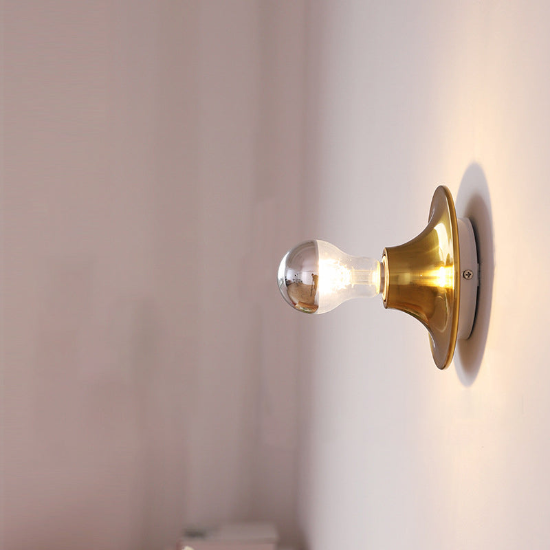Mid-Century Iron Wall Sconce