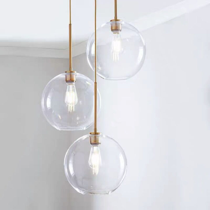 Modern Globe Glass Pendant Light
