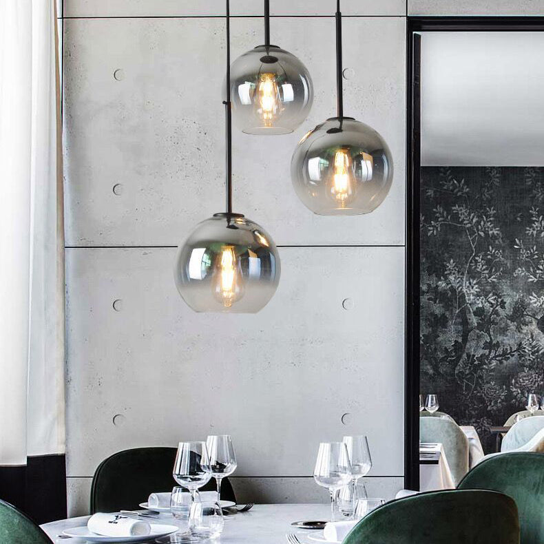 Modern Globe Glass Pendant Light