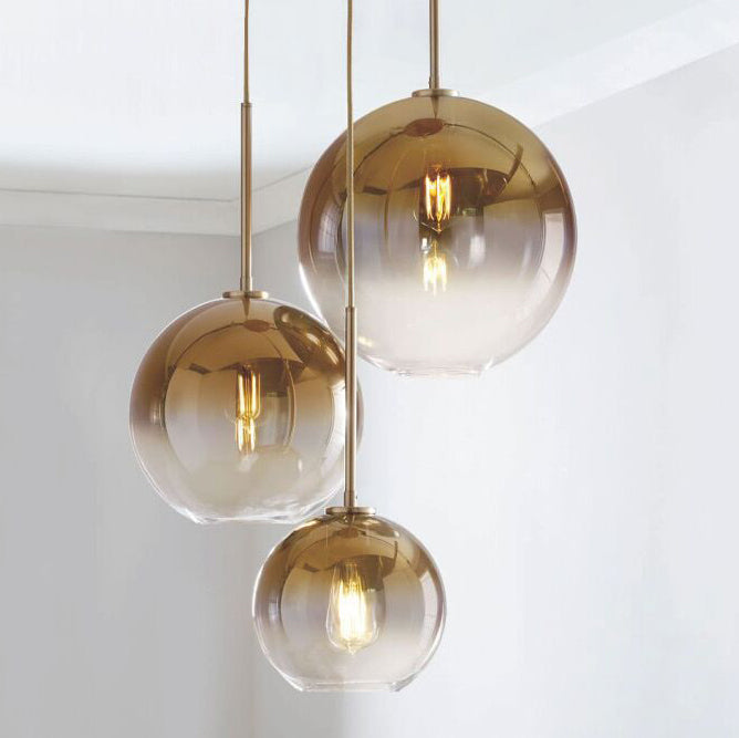 Modern Globe Glass Pendant Light