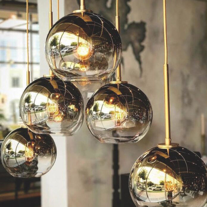 Modern Globe Glass Pendant Light