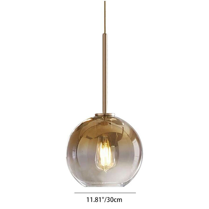 Modern Globe Glass Pendant Light