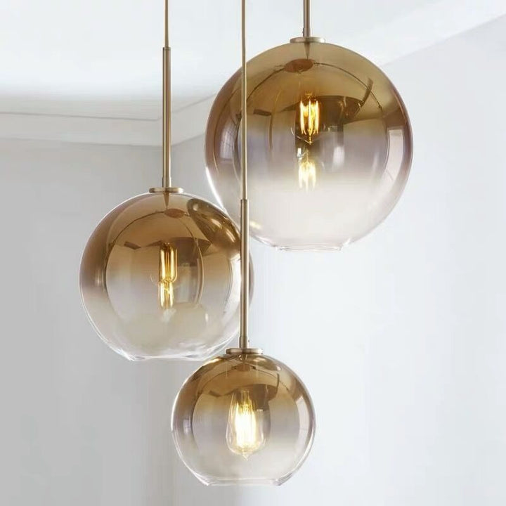 Modern Globe Glass Pendant Light