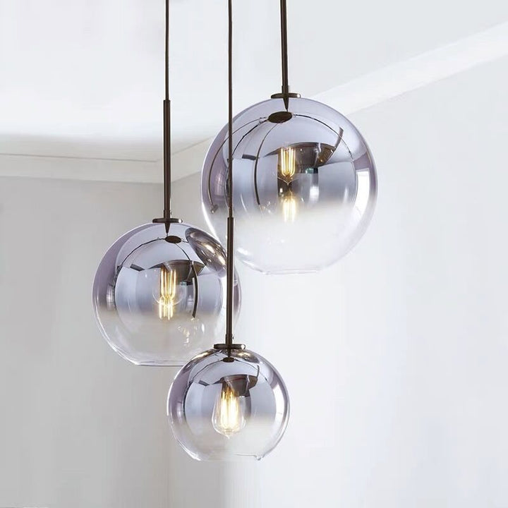 Modern Globe Glass Pendant Light