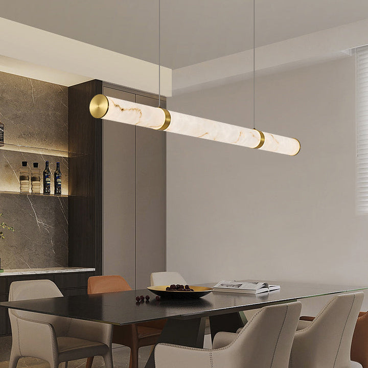 Modern Cylinder Iron LED Island Pendant Light